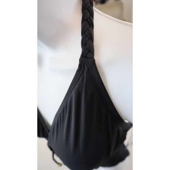 Bleu Rod Beattie Womens Sz 8 Black Glam Stand Empire Mio One Piece Swimsuit $119 - Picture 6 of 11